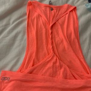 Lorna Jane orange workout tank